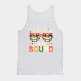 Christmas In July Squad Sunglasses Summer Beach Gift For Boys Girls Kids Tank Top